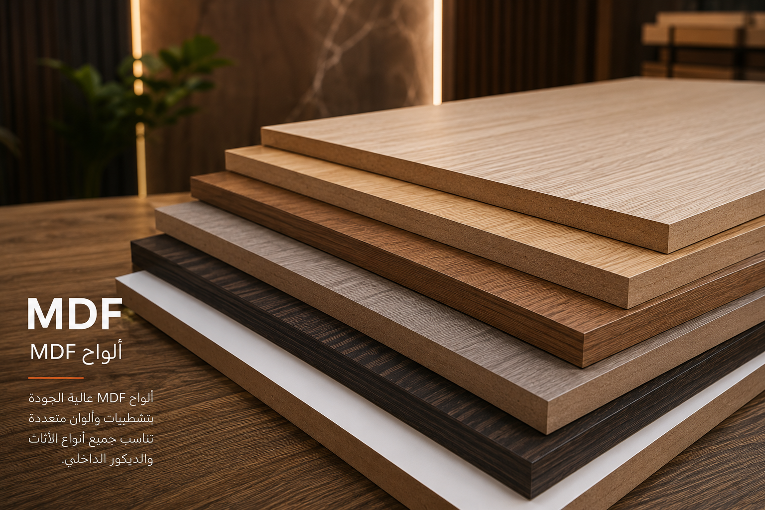 ألواح MDF